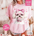 Valentine Bichon Gildan Cute Plus Sizes - Adult & Kids T-Shirts, Sweatshirts & Hoodies apparel design preview 1