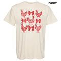 Valentine Chickens Comfort Colors - Adult & Kids T-Shirts, Sweatshirts & Hoodies apparel design preview 1
