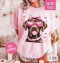 Valentine Chocolate Lab Gildan Cute Plus Sizes - Adult & Kids T-Shirts, Sweatshirts & Hoodies apparel design preview 1