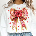Valentine Coquette Bow Retro Xoxo Baby Cupid Candy - Adult & Kids T-Shirts, Sweatshirts & Hoodies apparel design preview 1