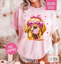 Valentine Golden Retriever Gildan Cute Plus Sizes - Adult & Kids T-Shirts, Sweatshirts & Hoodies apparel design preview 1
