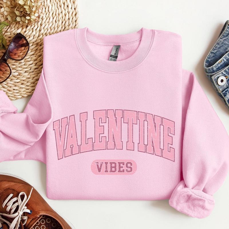 Valentine Collegiate College University Crew Neck - Adult & Kids T-Shirts, Sweatshirts & Hoodies apparel design preview 1