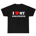 Regular Fit "I Love My GF" Print Crew Neck Short - Adult & Kids T-Shirts, Sweatshirts & Hoodies apparel design preview 1