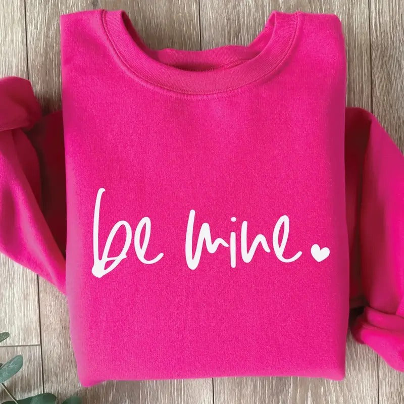 Be Mine Valentine Teacher Heart Love - Adult & Kids T-Shirts, Sweatshirts & Hoodies apparel design preview 1