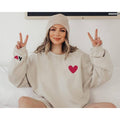 Valentines Custom Initial Heart Letter Sleeve Love - Adult & Kids T-Shirts, Sweatshirts & Hoodies apparel design preview 1