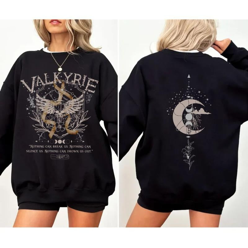 Valkyrie Acotar Nesta Archeron Velaris Sarah J Maas - Adult & Kids T-Shirts, Sweatshirts & Hoodies apparel design preview 1