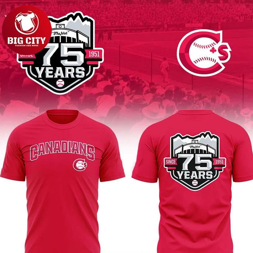 Vancouver Canadians Nat Bailey Stadium 75th - Adult & Kids T-Shirts, Sweatshirts & Hoodies apparel design preview 1