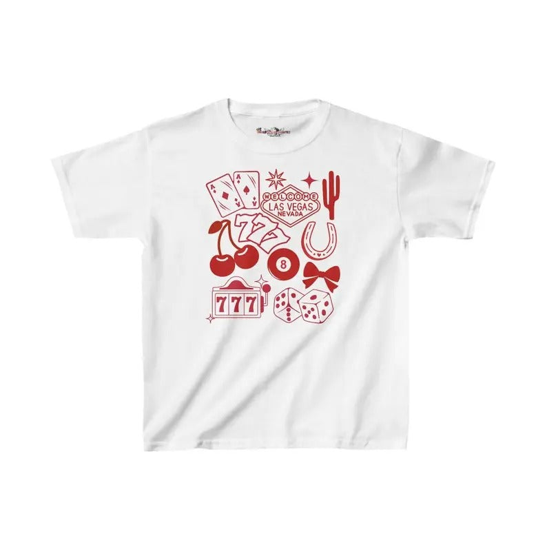 Vegas Baby Y2K 90s Fitted Las Top - Adult & Kids T-Shirts, Sweatshirts & Hoodies apparel design preview 1