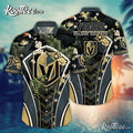 Vegas Golden Knights Floral Hawaiian - Adult & Kids T-Shirts, Sweatshirts & Hoodies apparel design preview 1