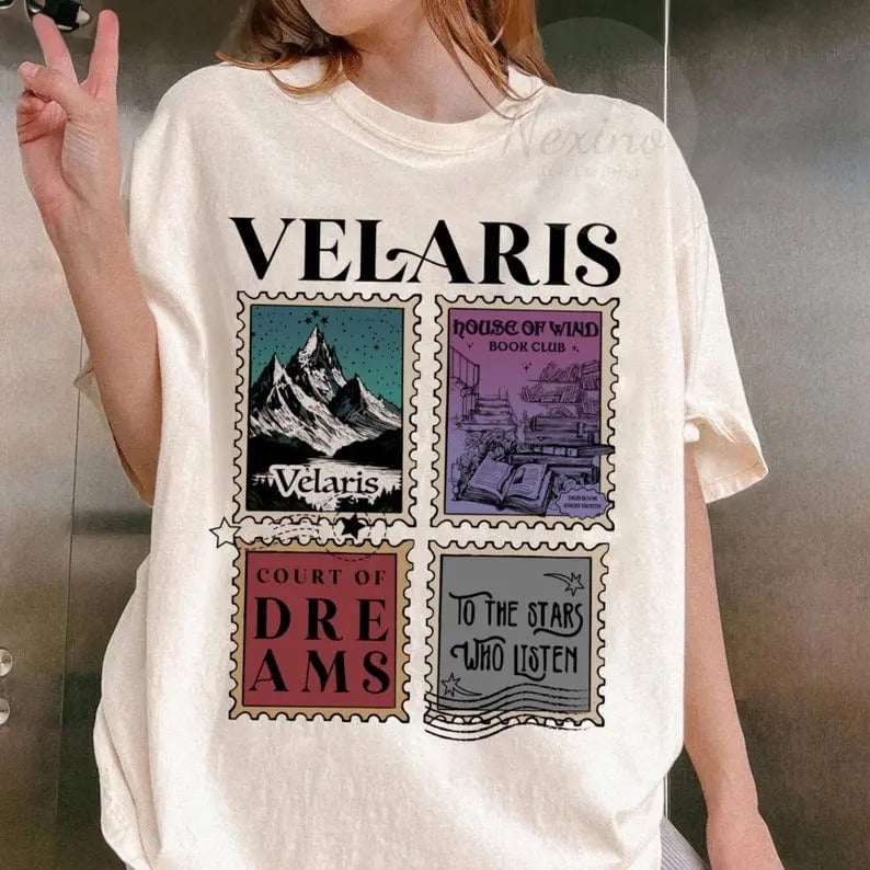Velaris ACOTAR City Starlight Night Court SJM Dreams - Adult & Kids T-Shirts, Sweatshirts & Hoodies apparel design preview 1