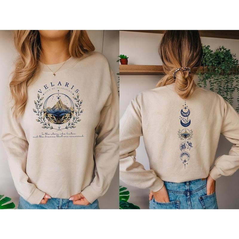 Velaris ACOTAR City Starlight Night Court SJM Dreams - Adult & Kids T-Shirts, Sweatshirts & Hoodies apparel design preview 1