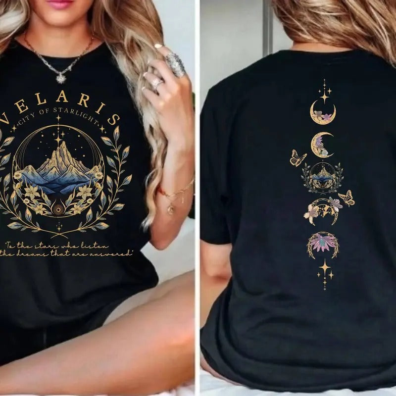 Velaris City Starlight 2 Sided Night Court SJM Acotar - Adult & Kids T-Shirts, Sweatshirts & Hoodies apparel design preview 1