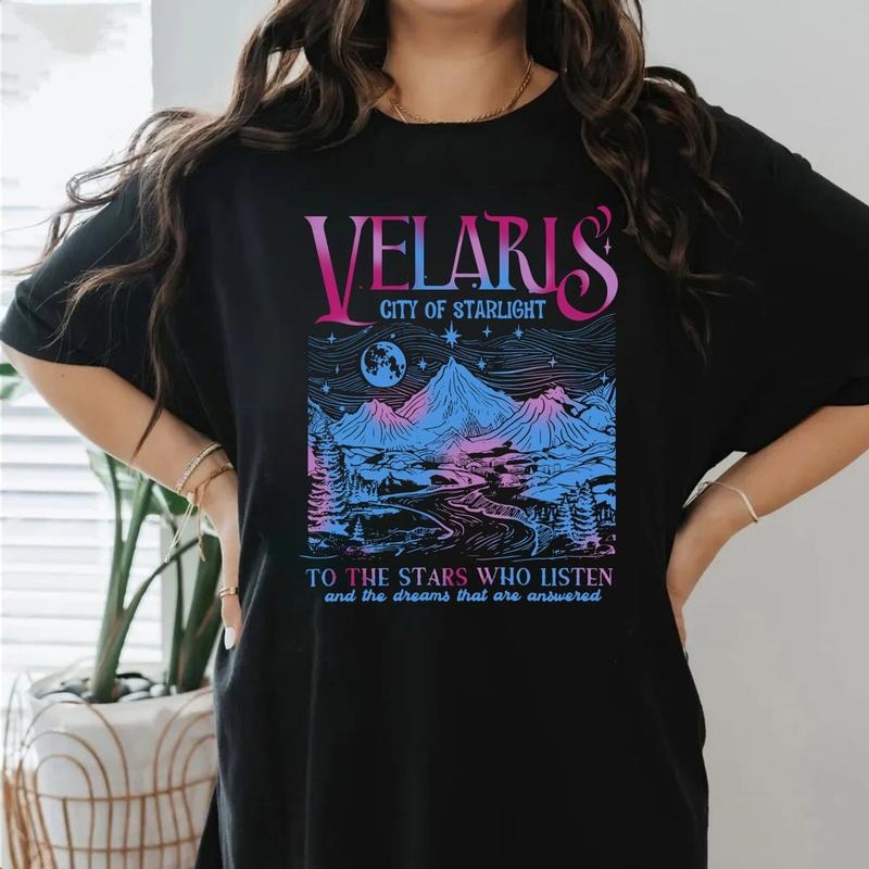Velaris City Starlight Acotar Night Court Sjm Dreams - Adult & Kids T-Shirts, Sweatshirts & Hoodies apparel design preview 1