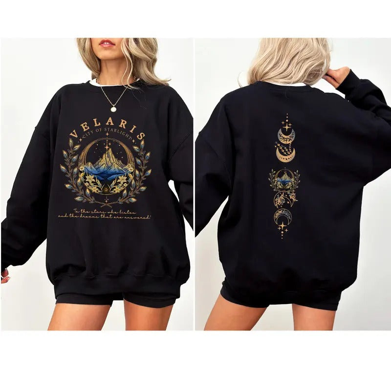 Velaris City Starlight Acotar Night Court Dreams - Adult & Kids T-Shirts, Sweatshirts & Hoodies apparel design preview 1