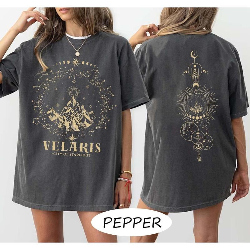 Velaris City Starlight Night Court Bookish Dreams - Adult & Kids T-Shirts, Sweatshirts & Hoodies apparel design preview 1