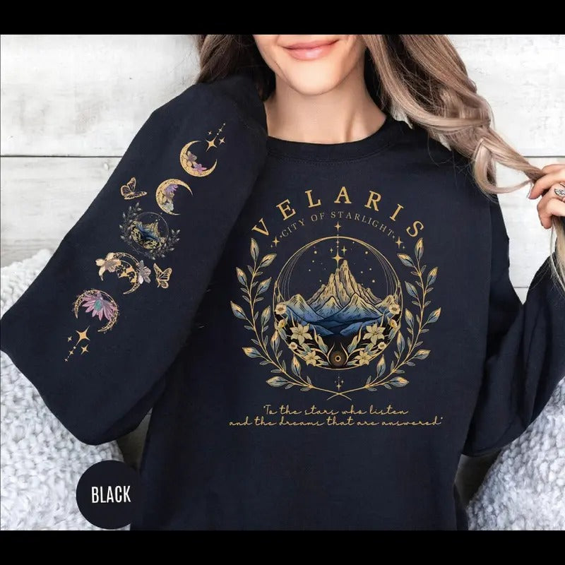 Velaris City Starlight Night Court Acotar Bookish - Adult & Kids T-Shirts, Sweatshirts & Hoodies apparel design preview 1
