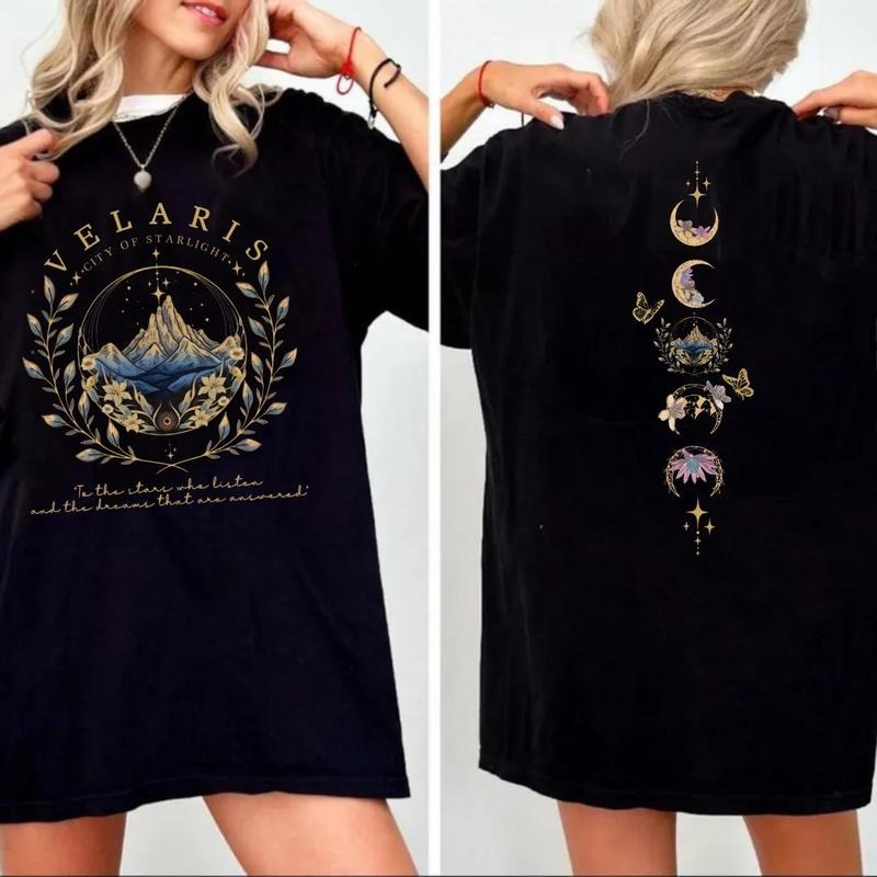 Velaris City Starlight Two Sided Night Court Sjm - Adult & Kids T-Shirts, Sweatshirts & Hoodies apparel design preview 1