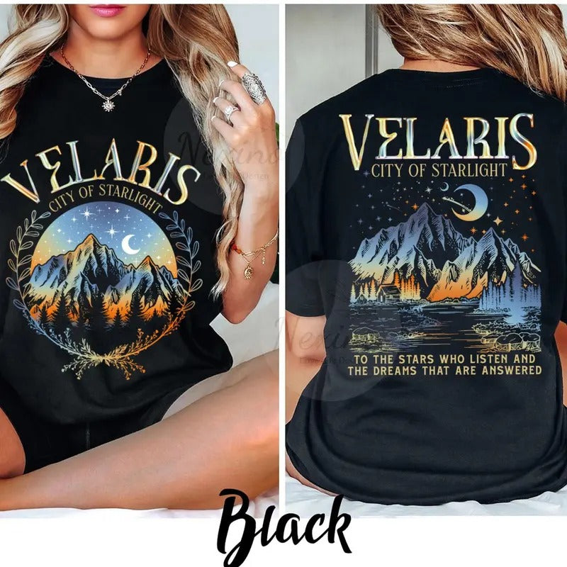 Velaris City Starlight Night Court Bookish Dreams - Adult & Kids T-Shirts, Sweatshirts & Hoodies apparel design preview 1