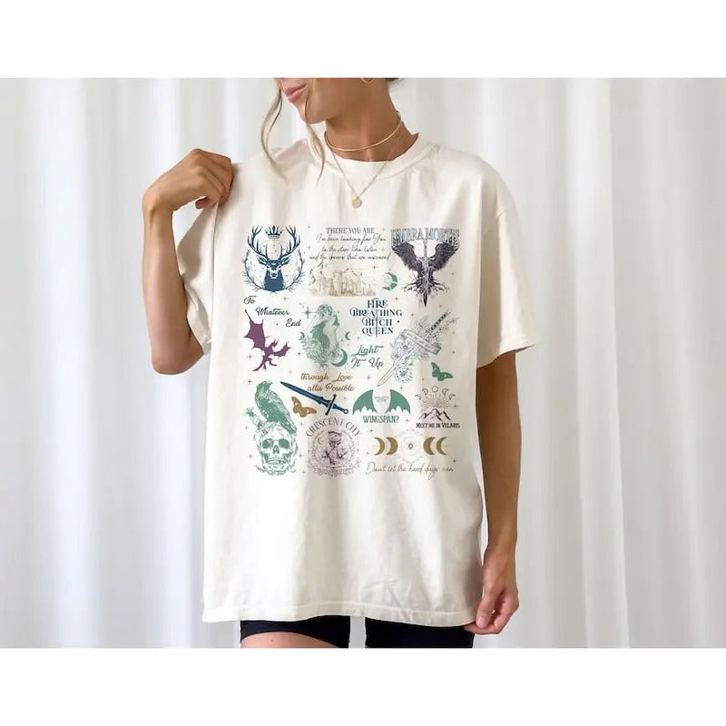 Velaris City Starlight Acotar Crescent Throne Glass - Adult & Kids T-Shirts, Sweatshirts & Hoodies apparel design preview 1
