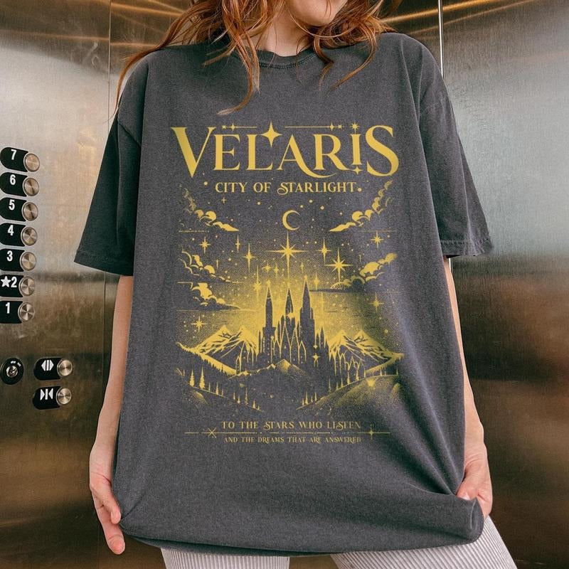 Velaris ACOTAR City Starlight Night Court Rhysand - Adult & Kids T-Shirts, Sweatshirts & Hoodies apparel design preview 1