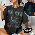 Velaris Night Court Acotar 2 Sided Throne Glass - Adult & Kids T-Shirts, Sweatshirts & Hoodies apparel design preview 1
