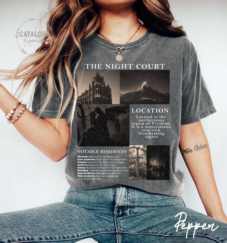 Velaris Night Court Acotar Bookish Inner Circle City - Adult & Kids T-Shirts, Sweatshirts & Hoodies apparel design preview 1