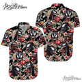 Venom Horror Floral Hawaiian - Adult & Kids T-Shirts, Sweatshirts & Hoodies apparel design preview 1