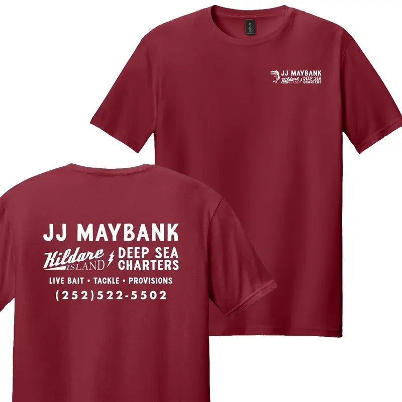 Ver 2 JJ Maybank Deep Sea Charters Outer Banks OBX4 - Adult & Kids T-Shirts, Sweatshirts & Hoodies apparel design preview 1