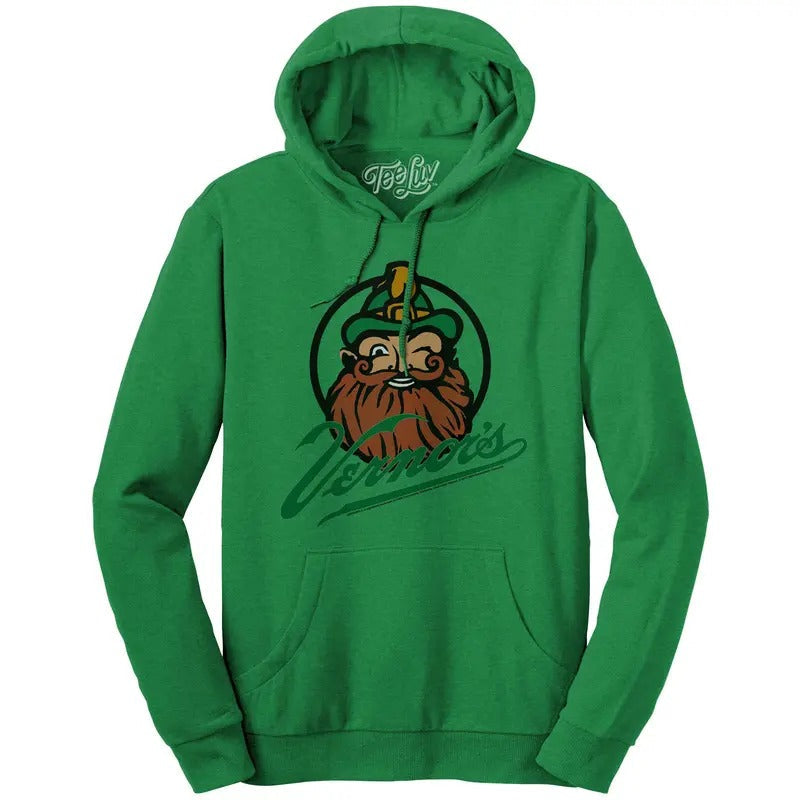 Vernor'S Ginger Ale Woody Gnome Hooded Kelly Green - Adult & Kids T-Shirts, Sweatshirts & Hoodies apparel design preview 1