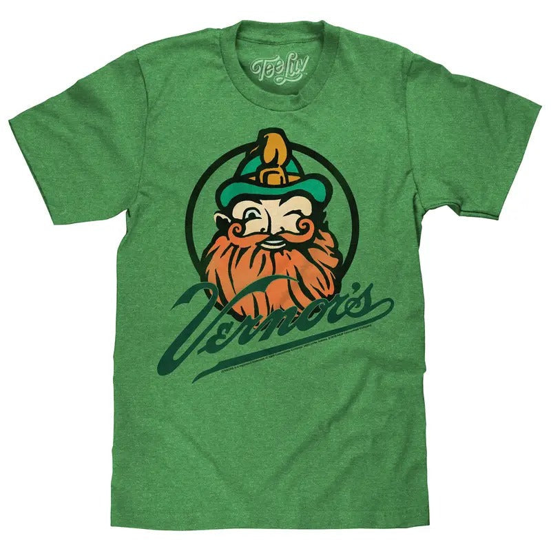Vernor'S Gnome Logo Green - Adult & Kids T-Shirts, Sweatshirts & Hoodies apparel design preview 1
