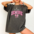 Very Demure Comfort Colors Coquette Unhinged Bow - Adult & Kids T-Shirts, Sweatshirts & Hoodies apparel design preview 1