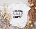 Very Merry Nurse Tree Matching Nursing School Team - Adult & Kids T-Shirts, Sweatshirts & Hoodies apparel design preview 1