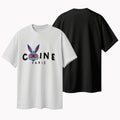Vibrant Bunny Print Embrace Parisian Chic American - Adult & Kids T-Shirts, Sweatshirts & Hoodies apparel design preview 1
