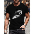 Vibrant Flying Volleyball Print Breathable Comfy Crew - Adult & Kids T-Shirts, Sweatshirts & Hoodies apparel design preview 1
