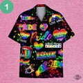 Vibrant Rainbow Pride Hawaiian And Shorts Lgbtq Aloha - Adult & Kids T-Shirts, Sweatshirts & Hoodies apparel design preview 1