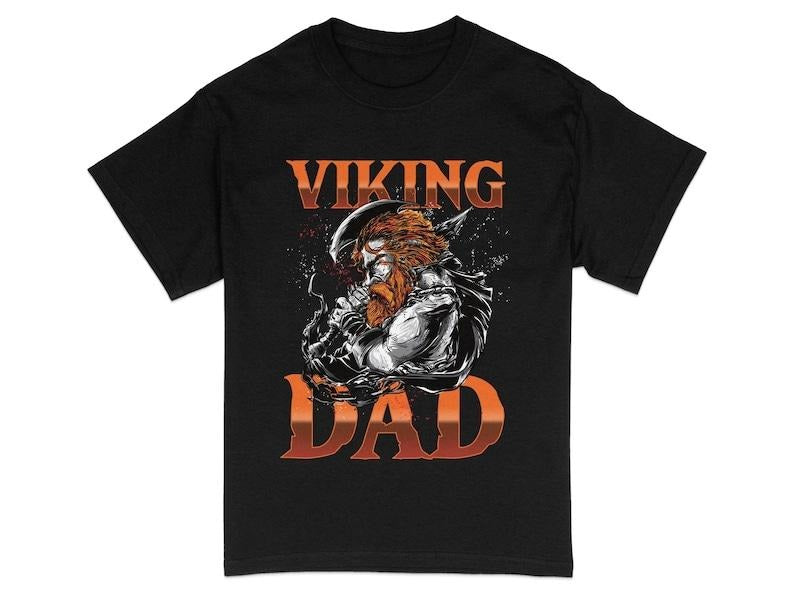 Viking Dad Cool Warrior Unique - Adult & Kids T-Shirts, Sweatshirts & Hoodies apparel design preview 1