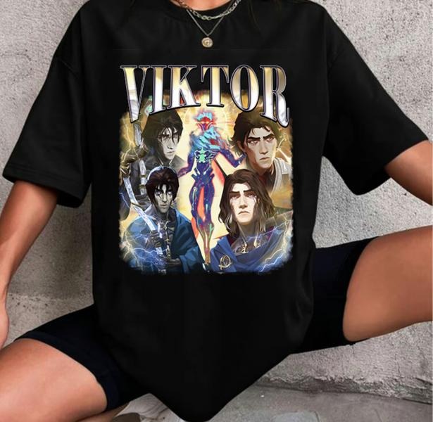 Viktor Arcane Nation Season 2 League Legends - Adult & Kids T-Shirts, Sweatshirts & Hoodies apparel design preview 1