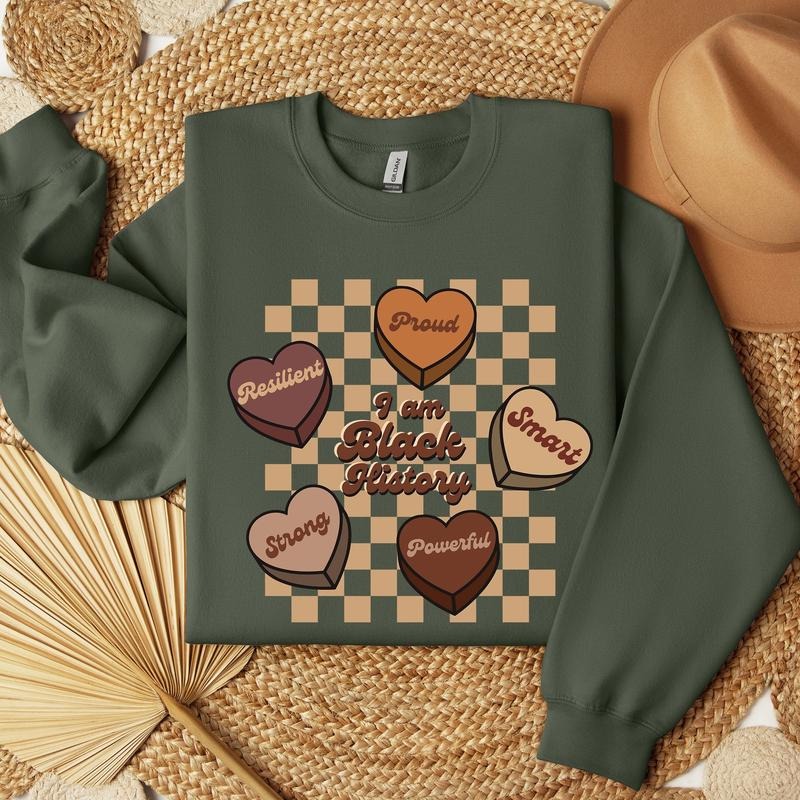 Vinatge I Am Black History Retro Proud Month Woman - Adult & Kids T-Shirts, Sweatshirts & Hoodies apparel design preview 1