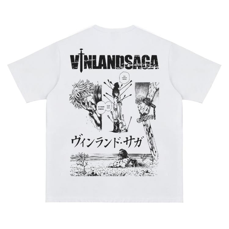 Vinland Saga "Growth" Vintage Anime 100% Cotton - Adult & Kids T-Shirts, Sweatshirts & Hoodies apparel design preview 1
