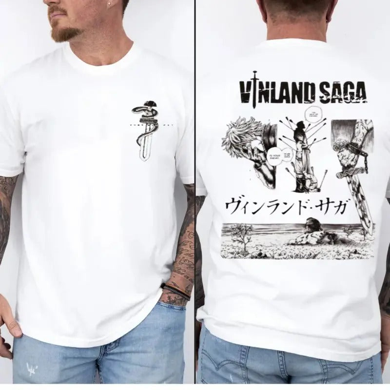 Vinland Saga "Redemption" Heavyweight 100% Cotton - Adult & Kids T-Shirts, Sweatshirts & Hoodies apparel design preview 1