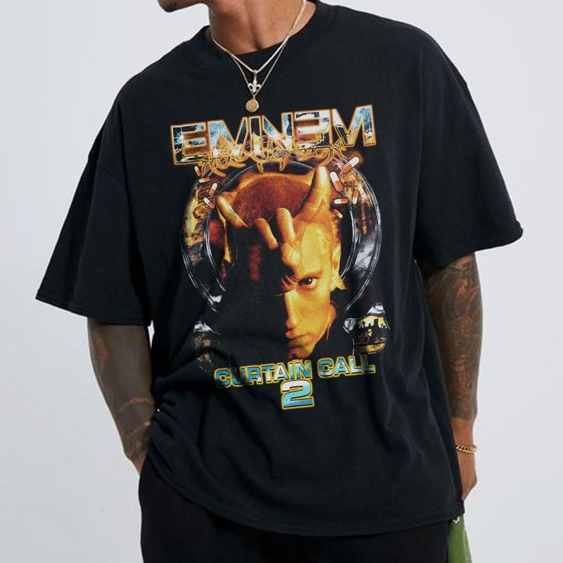 Vintage 2000s Eminem Slim Shady Marshall Bruce - Adult & Kids T-Shirts, Sweatshirts & Hoodies apparel design preview 1