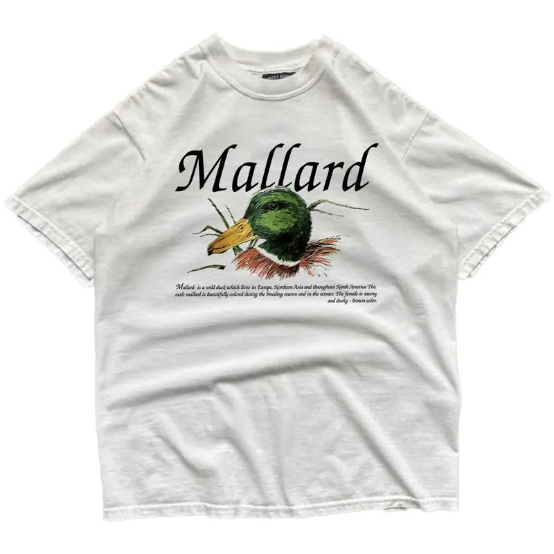 Vintage 90 Mallard Duck Wildlife Retro 90s Classic - Adult & Kids T-Shirts, Sweatshirts & Hoodies apparel design preview 1