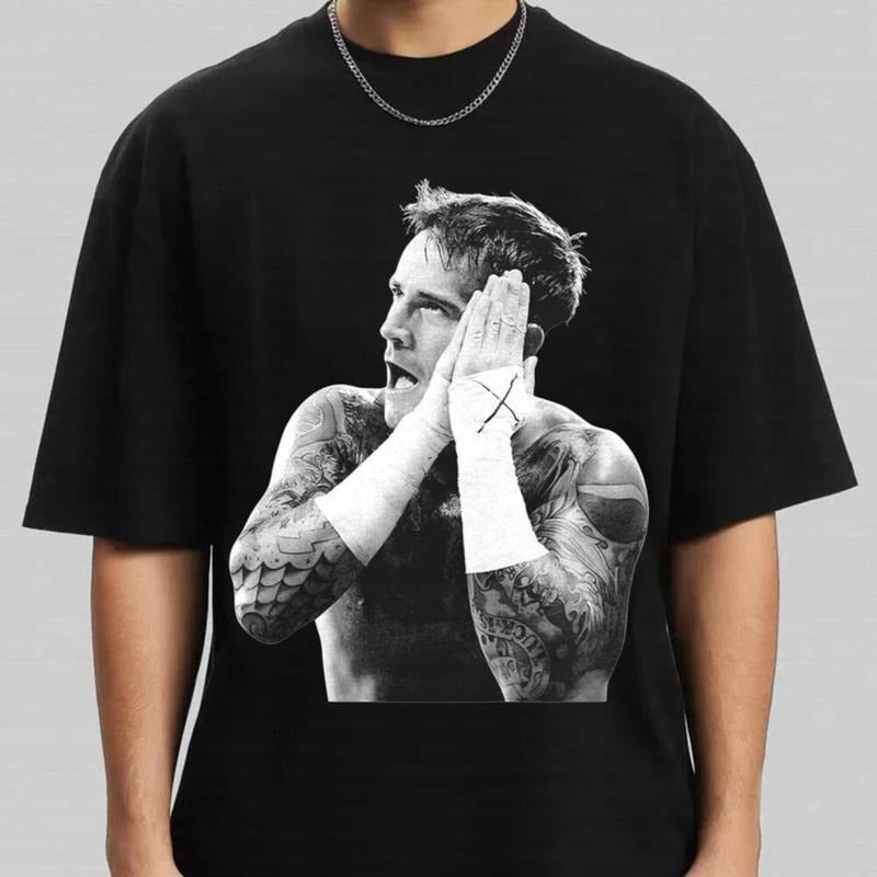 Vintage 90s CM Punk Dad Streetwear Boxing Wrestling - Adult & Kids T-Shirts, Sweatshirts & Hoodies apparel design preview 1
