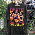 Vintage 90s Devin Booker Retro Basketball Man Woman - Adult & Kids T-Shirts, Sweatshirts & Hoodies apparel design preview 1