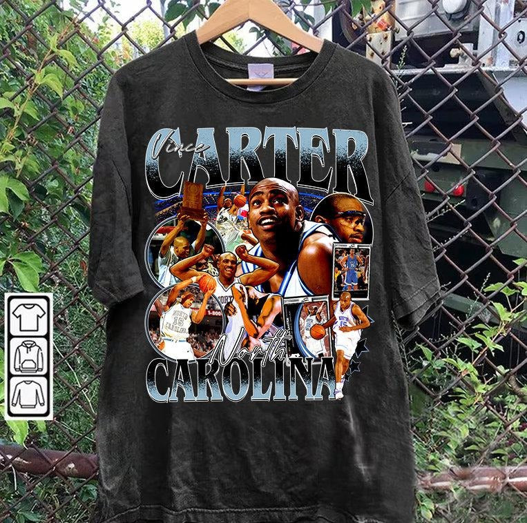Vintage 90s Vince Carter Basketball Man Woman Fan - Adult & Kids T-Shirts, Sweatshirts & Hoodies apparel design preview 1