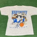 Vintage 90s Kentucky Wildcats Classic Cotton College - Adult & Kids T-Shirts, Sweatshirts & Hoodies apparel design preview 1