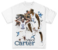 Vintage 90s Vince Carter UNC Tar Heelss Retro - Adult & Kids T-Shirts, Sweatshirts & Hoodies apparel design preview 1