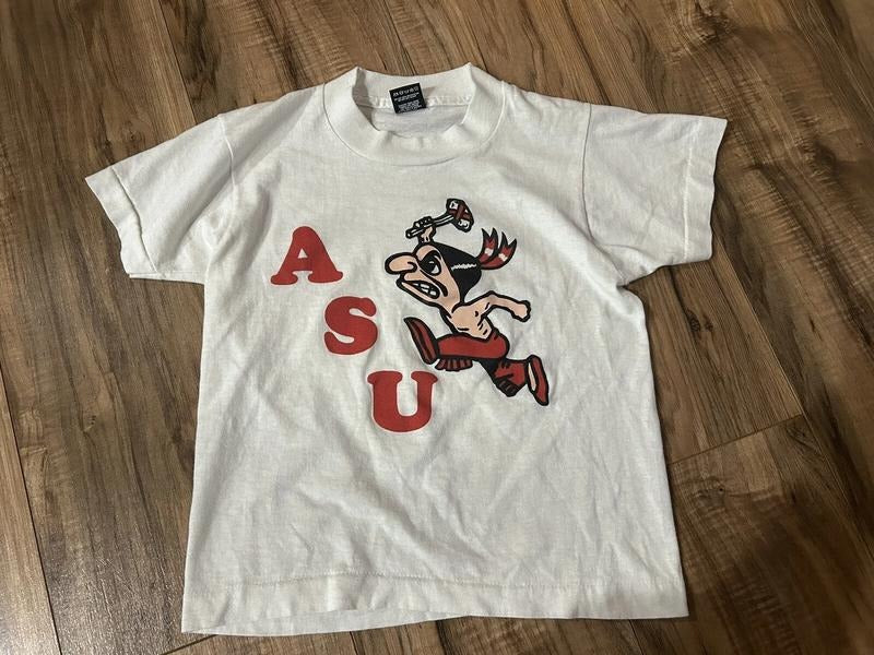 Vintage ASU Screen Stars Arkansas State University - Adult & Kids T-Shirts, Sweatshirts & Hoodies apparel design preview 1