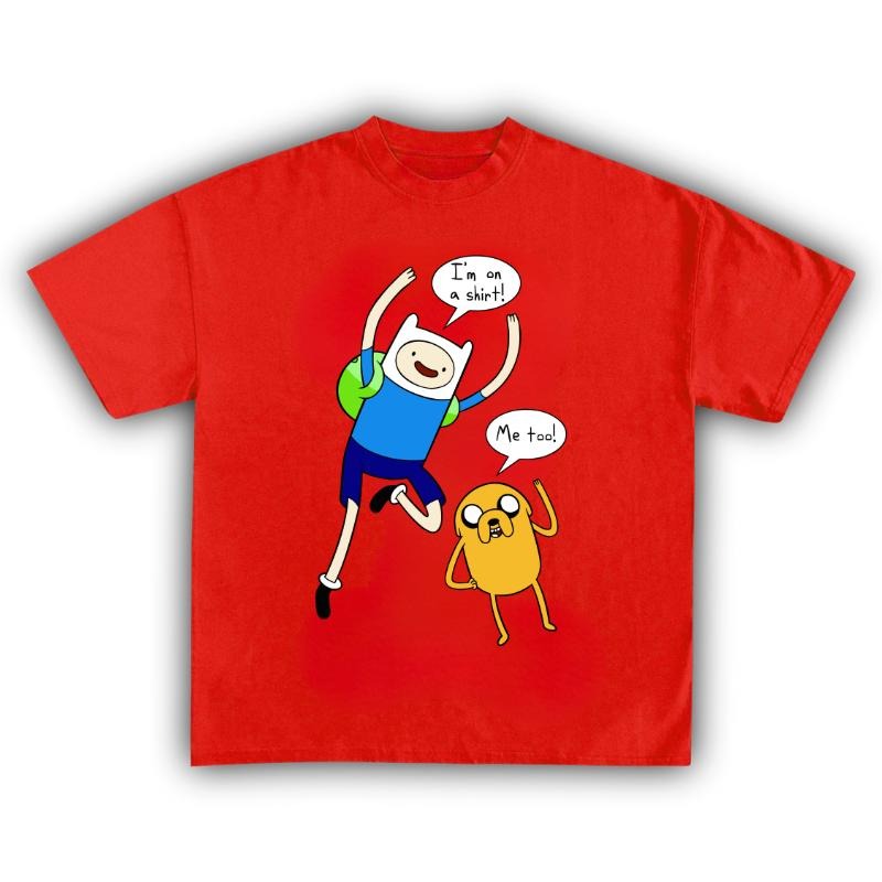 Vintage Adventure Time Promo Finn Jake Small Casual - Adult & Kids T-Shirts, Sweatshirts & Hoodies apparel design preview 1
