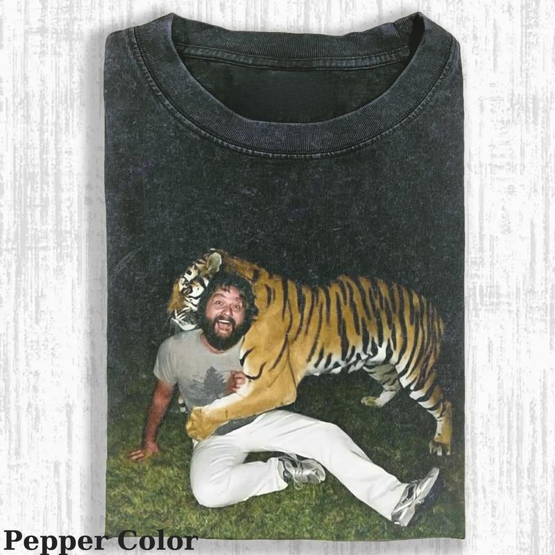 Vintage Alan Garner Tiger Are Friends Hangover Funny - Adult & Kids T-Shirts, Sweatshirts & Hoodies apparel design preview 1